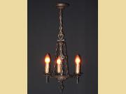 Vintage Revival Style 3 Light Chandelier