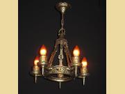 2 Vintage Revival Style Chandelier 1920s - 1930s priced each